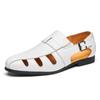 Sandálias de Pescador Tamanho Grande Transfronteiriças para Homens 2025 Verão Novo Respirável Design Elegante de Cavalheiros Europeus e Americanos Sandálias Slip-On para Homens