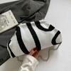Bolso Bandolera Cruzado de Hombro Rayado Nuevo Otoño 2025 para Mujer Niñas Viaje al Trabajo Bolso Nube Rayado de Aspecto Elegante Mujer