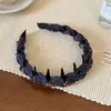 Diadema Ondulada Antideslizante de Colores Envolvente para Otoño e Invierno para Mujer con Diadema de Alta Presión en la Corona para Lavado de Cara y Peineta