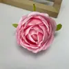 Rosa de Borde Quemado Francés Flores Artificiales Flor de Piso para Boda Pared de Flores Arreglo Floral Diseño de Arco Fila de Flores Flores Artificiales Mayoreo