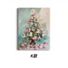 Amazon Temu Rena de Natal Tema de Feriado Pintura Decorativa Adequado para Múltiplas Cenas de Sala de Estar de Pousada Pintura em Tela Pintura de Pendurar