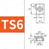 Bloque de Carril de Guía Lineal Bloque de Fijación de Carril para Máquina-Herramienta Placa de Presión Pórtico k3y4y5t1t2t3 Tipo Bloque de Cuña