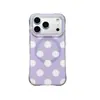 Capa de Celular iPhone 18 Pro Max Tela Cheia Cor Bolinhas Grandes Borda Redonda Magnética Apple 17 16/15 Pro