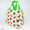 Bolsa de almuerzo de fieltro impresa, material de fieltro, bolsa para lonchera rellena de algodón, bolsa bento de algodón, bolsa de picnic portátil, fabricante personalizado