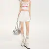 Nuevos Shorts de Mezclilla Rectos de Moda Estilo Coreano para Mujer Primavera y Verano, Versátiles de Alta Cintura Adelgazantes de Venta Caliente Hot Pants de Mezclilla
