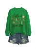 Suéter holgado color café Amazon Wish Sitio Independiente Moda Casual Nueva sudadera para mujer Comercio exterior