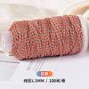 Cuerda de Cinco Colores Tao Cuerda Trenzada Hecha a Mano Cielo Estrellado Degradado Hilo de Algodón Retorcido a Mano Rollo Grande Pulsera Accesorios de Joyería DIY Material Cuerda