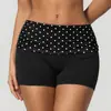 En Stock Pantalones Deportivos de Secado Rápido para Correr de Comercio Exterior Nuevos Fitness de Tres Cuartos Bloqueo de Color Patchwork Pantalones de Alta Elasticidad Control de Abdomen