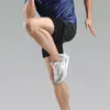 Pantalones cortos deportivos de secado rápido para hombre, de verano 2024, de alta elasticidad, transpirables, para correr, fitness, de dos piezas, antiluz, para yoga