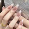 Vestindo peças de unhas avançado sentido chapeamento gradiente peças de unhas pequenas explosões de livros vermelhos adesivos de unhas falsas removíveis acabados atacado