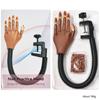 Modelo de Mão Articulada para Prática de Nail Art Modelo Móvel Flexível Mão Protética Mecânica com Suporte para Treino Prático