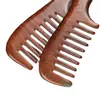 Pente de sândalo de dentes largos ouro preto sândalo dentes grandes cabelo cacheado pente longo produção artesanal tradicional massagem caseira prevenção da queda de cabelo