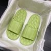 Pantuflas Eva para Mujer, Color Sólido, Sencillas, Adecuadas para Usar al Aire Libre, Hogar, Baño, Suela Suave, Antideslizantes, Transpirables, Diseño Hueco