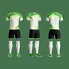Novo conjunto de roupas de treino de futebol respirável de secagem rápida para esportes ao ar livre transfronteiriços com logotipo personalizado para adultos e crianças, atacado