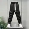 Pantalones de Trabajo para Hombre Casual Calle Alta Americana Hip Hop Holgados Adelgazantes Deportivos Paracaidistas Pierna Ancha Versátiles Pierna Recta Largos