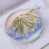 Accesorios de flores artificiales estrelladas de tres tenedores, accesorios de bricolaje hechos a mano a juego para el cabello, accesorios decorativos para cabeza de flor, accesorios de fotografía floral