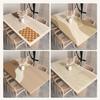 Mantel individual para mesa de comedor estilo Wabi-Sabi, impermeable y a prueba de aceite, mantel de silicona, sin lavado, alfombrilla aislante anti-quemaduras, lujo accesible, mantel para mesa de centro de alta gama