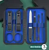 Set Personalizado de 18 Piezas para Cortaúñas para Uso en Casa, Limpiador de Oídos, Herramientas de Manicura, Set Completo de Cortaúñas Negro, Fábrica