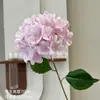 Flor Artificial Ramo Único Hortênsia Hortênsia Bella Ramo Único 90 Peças Hortênsia Grande Salão de Casamento Teto Alto Corredor Arranjo de Flores