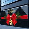 Decoração de Natal Layout de Cena Adesivos de Parede Sinos Adesivos Eletrostáticos de Janela Shopping Center Loja de Roupas Linha de Cintura de Laço