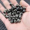 Montanha do Olho Único Dzi Contas Redondas Jade Contas Soltas Ágata Preta e Branca 10mm Pulseira Colar Acessórios de Joias Contas