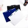Carpeta de acordeón de 8 compartimentos con separadores de color sólido, material de PP impermeable, diseño engrosado para organizar y almacenar documentos, ideal para uso en la oficina