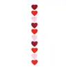 Suministro Exclusivo Transfronterizo de Banderines para el Día de San Valentín Qixi, Decoraciones para Centros Comerciales, Guirnaldas de Amor de Fieltro, Adornos Colgantes para Uso Interior en Qixi