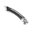 Pinza de resorte triple de tres piezas doble pinza coreana para el cabello engrosada DIY funda clip de acero clip automático 10/bolsa
