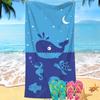 Mengqi Ropa de Hogar Toalla de Playa Estampado de León Toalla Cuadrada de Microfibra Toalla de Baño Absorbente Toalla de Secado Rápido Protector Solar