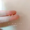 Nuevos Aretes de Plata Pura de Temporada Xinmiya para Mujer, Diseño Simple y Compacto, Accesorios para Orejas Que No Necesitan Quitarse al Dormir