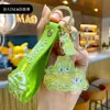 Muñeco Panda Llavero de Dibujos Animados Lindo Panda Troyano Exquisito Colgante para Coche Pareja Mochila Regalo Venta al por Mayor