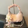 Bolso de Hombro Transfronterizo para Mujer 2026 Nuevo Verano Versátil Bolso Cruzado con Cadena Estilo Coreano Bolso Plegado Tipo Empanadilla