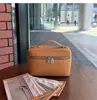 Bolsa de almacenamiento de joyería Qi Niu estilo europeo y americano, piel de vaca de primera capa, patrón de avestruz, bolsa de maquillaje portátil para viajes