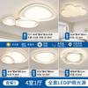 Lámpara de Sala de Estar Simple Moderna Protección para los Ojos Lámpara de Techo Estilo Crema Dormitorio Guijarros Paquete de Iluminación Inteligente Zhongshan