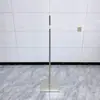 Accesorios de Base de Soporte para Maniquíes Barra de Soporte de Metal Altura Ajustable Móvil Estante de Exhibición para Tienda de Ropa Bandeja