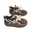 Zapatillas de Entrenamiento Retro Versátiles Alemanas con Suela Gruesa para Aumentar la Altura para Mujer, Nuevas Zapatillas de Otoño e Invierno 2026 para Mujer, Zapatillas Deportivas Casuales Populares