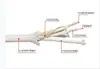 Cable de mica ignífugo para alta temperatura 500 C 2 hilos 3 hilos 4 hilos cable de revestimiento resistente a alta temperatura