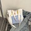 Bolsa para Mensalidade, Bolsa para Aulas Particulares, Bolsa para Livros, Menina, Crianças, Aluno do Ensino Fundamental, Bolsa de Mão com Cor Contrastante, Bolsa Transversal de Ombro, Leve para Passeio