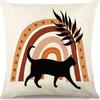 Funda de almohada abstracta color Morandi Funda de almohada decorativa minimalista Estética abstracta Funda de cojín para sofá Admite personalización
