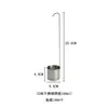 Porta-vinho de plástico Dispensador de vinho de aço inoxidável Porta-jarra de vinho Balde de vinho Sling de vinho Colher medidora de vinho Divisor de vinho 0,5 kg meia liang