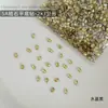 2*3 strass de circonita ovalada para decoración de uñas, strass blancos de moda y deslumbrantes, de fondo plano y forma irregular, accesorios de circonita para uñas ponibles