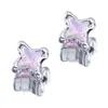 Cuentas ABS con Cuentas Animal Conejo Estrella Corazón Planta Cuentas Sueltas DIY Perforadas Accesorios para Collares Pulseras Joyería