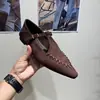 Zapatos Mary Jane Retro Franceses para Mujer 2025 Otoño Nuevos Versátiles Suela Suave Zapatos Perezosos Tacón Bajo Punta Puntiaguda Zapatos de Ante