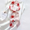 Banda para el cabello con temperamento, cinta blanca de verano para salir, estilo coreano, bufanda para el cabello, tocado, bolso, bufanda larga decorativa, venta al por mayor
