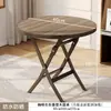 Mesa Dobrável Externa Pequeno Apartamento Simples Comer Mesa de Jantar para Casa Cadeiras Mesa Portátil para Barraca Mesa Redonda Quadrada de Vidro