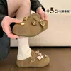 Otoño 2026 Nuevos Accesorios de Dibujos Animados Lindos de Little Pony para Mujer Suela Gruesa 5CM Aumento Oculto de Altura Zuecos Abiertos Birkenstock