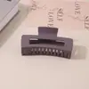 Grampo de Cabelo Retangular Amazon Clip de Tubarão Fosco Transfronteiriço Simples para Cabelo Volume Grande Acessório de Cabelo Feminino