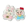 Novo Pingente Chaveiro Gatinho de Pelúcia Fofo Urso Coelho Boneca Chaveiro Acessórios Pingente para Mochila de Estudante