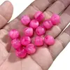 Venta Caliente de Amazon 12*11mm Acrílico Dos Tonos Cuentas Dunden Cuentas Espaciadoras Cuentas Barril Cadena de Teléfono DIY Llavero Mayoreo