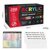 Marcador Acrílico Arte para Niños Set de Pintura DIY Graffiti Colorido Cabeza Suave Secado Rápido Marcador para Manualidades Pluma de Acuarela
